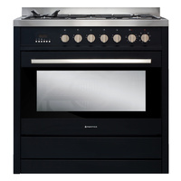 Parmco AR900-OBS 900mm Black 107L Gas/Electric Freestanding Oven
