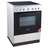 Midea 24DME4R109 600mm Stainless 70L Ceramic Top Freestanding Oven