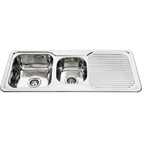 Ceto CETO-1120 1120mm x 500mm Stainless Double Sink