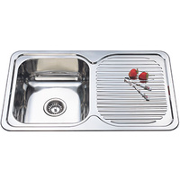 Ceto CETO-800 800mm x 500mm Stainless Single Sink