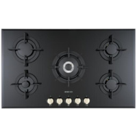 Eisno EIS-HG90-01 900mm Black Gas Hob