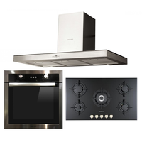 Eisno EIS-RH90-S02 Rangehood, Catalytic Oven, Gas Cooktop Combo