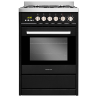 Parmco FS600-OBS 600mm Black 70L Gas/Electric Freestanding Oven