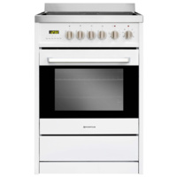 Parmco FS600-WHC 600mm White Electric/Ceramic 70L Freestanding Oven