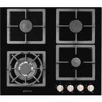 Parmco HO-7-6G-3GW 600mm Black Gas Hob