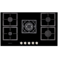 Parmco HO-7-9G-4GW 900mm Black Gas Hob