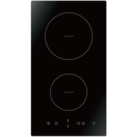 Parmco HX-1-2NF-INDUCT 300mm Black 2 Zone Touch Control Induction Hob