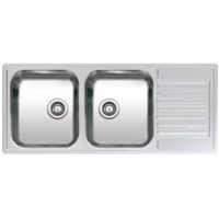 Reginox IK720018L 1140mm x 490mm Stainless Double Sink