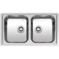 Reginox IK720030L 840mm x 490mm Stainless Double Sink