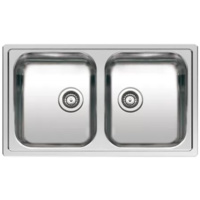 Reginox IK720030R 850mm x 490mm Stainless Double Sink