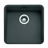 Reginox IK730002 400mm x 400mm Black Single Sink