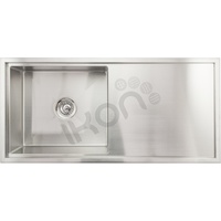 Ikon Chlorine  IK73710 1000mm x 480mm Stainless Single Sink