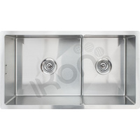 Ikon IK73759 802mm x 450mm Stainless Double Sink