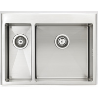 Ikon IK77751R 665mm x 495mm Stainless Double Sink