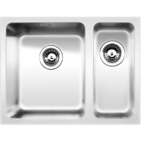 Ikon IK9212L 619mm x 444mm Stainless Double Sink