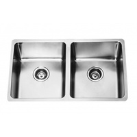 Ikon Titanium IK9218 718mm x 450mm Stainless Double Sink