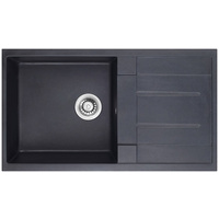 Noir NOIR-860 860mm x 500mm Black Single Sink