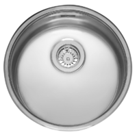 Reginox Commercial   R18390 440mm R18 Stainless Single Round Sink