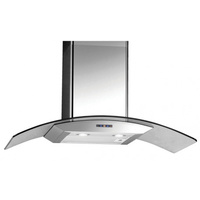 Parmco T4-15DM-CUR-1+REM-P1-9-1 900mm Stainless 1000m3/ph Canopy Rangehood + Remote Motor