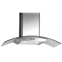 Parmco T4-15DM-CUR-1 900mm Stainless 1000m3/ph Canopy Rangehood