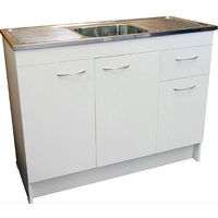 Totara TOT1200 Stainless Single Sink and Cabinet Sink