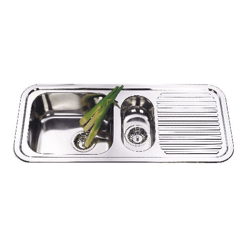 Ceto CETO-950S 950mm x 435mm Stainless Double Sink