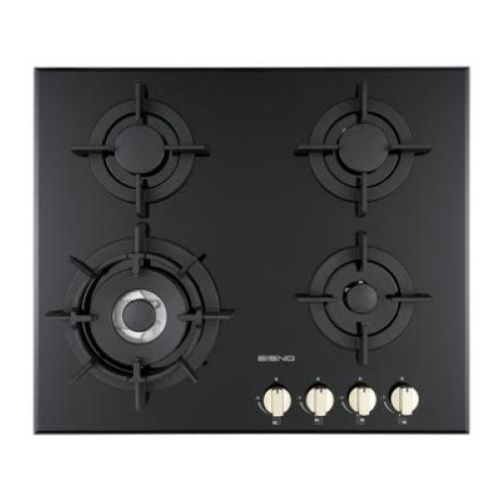 Eisno EIS-HG60-01 600mm Black Gas Hob