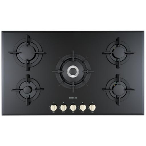 Eisno EIS-HG90-01 900mm Black Gas Hob