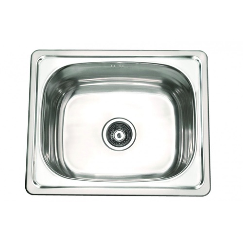 Ikon IK6235 555mm x 455mm Stainless Single Sink