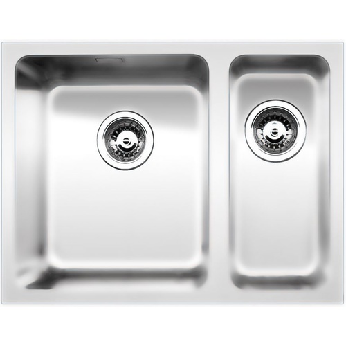 Ikon Copper IK9212L 619mm x 444mm Stainless Double Sink