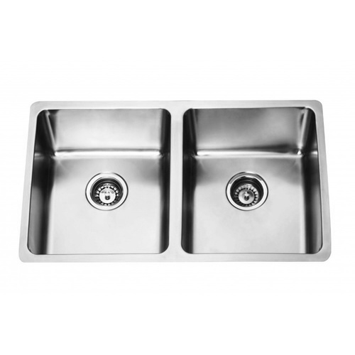 Ikon Titanium IK9218 718mm x 450mm Stainless Double Sink