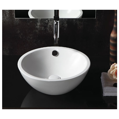 Ikon IKB445 Cuba 395mm x 160mm Round White Sink