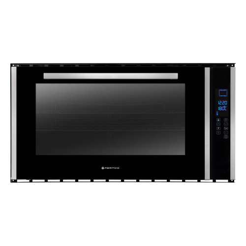 Parmco PPOV-9S-48 900mm Black with Stainless 105L Catalytic Wall Oven