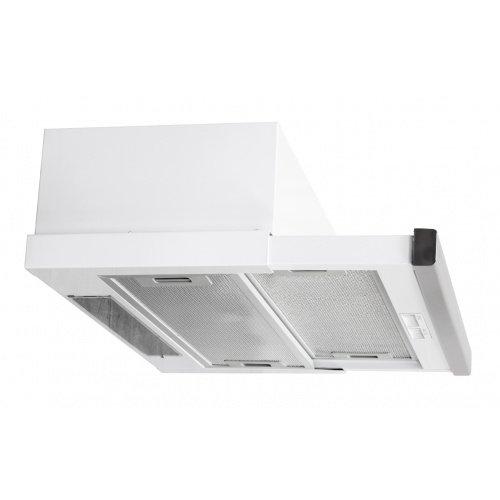 Milano T2-6-1 600mm White 440m3/ph Built-In Rangehood